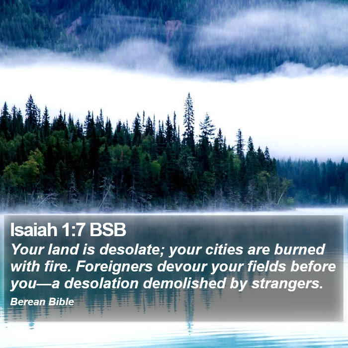 Isaiah 1:7 BSB Bible Study