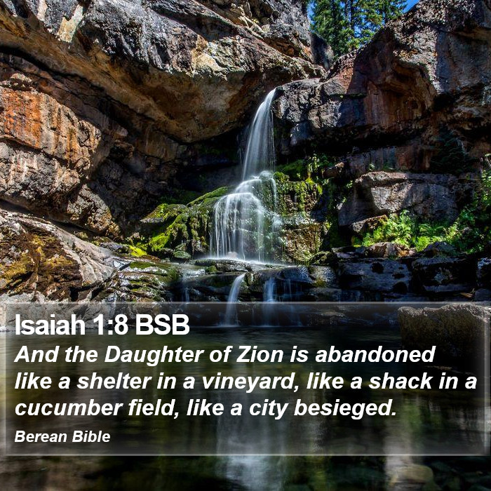 Isaiah 1:8 BSB Bible Study