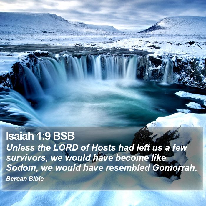 Isaiah 1:9 BSB Bible Study