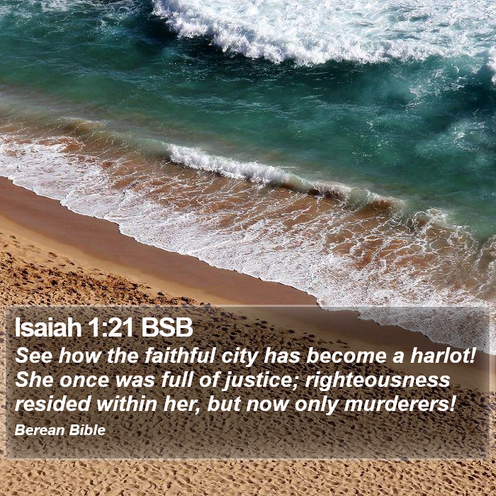 Isaiah 1:21 BSB Bible Study