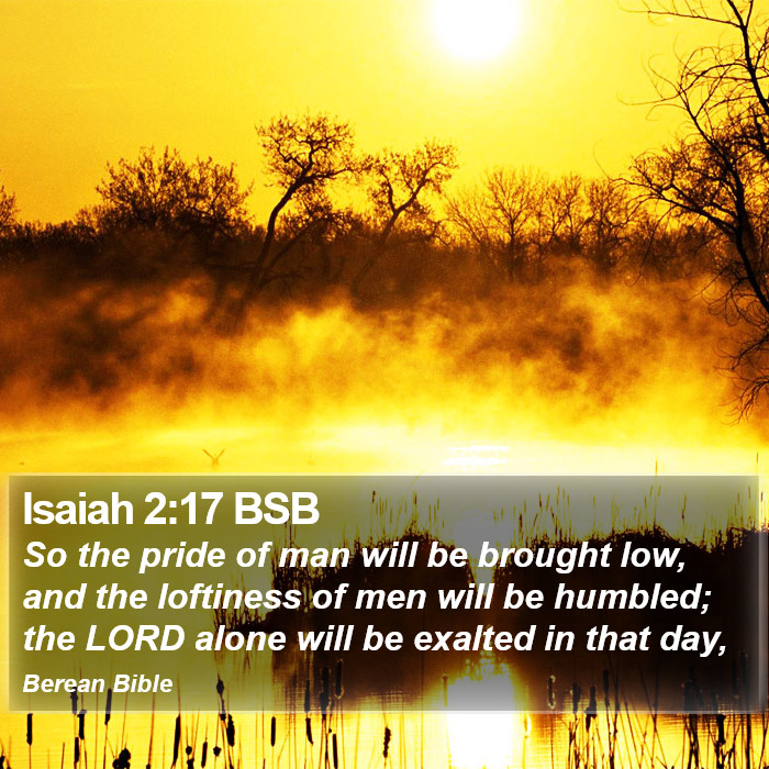 Isaiah 2:17 BSB Bible Study