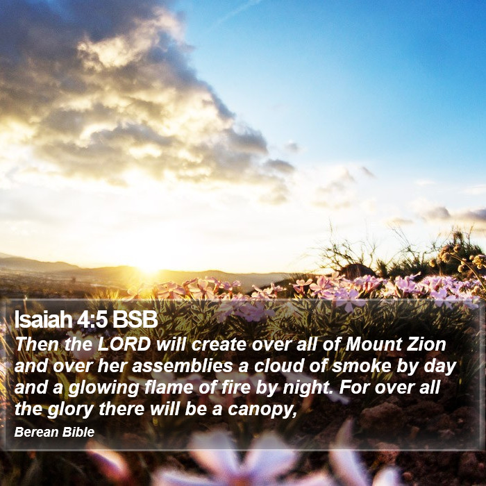 Isaiah 4:5 BSB Bible Study