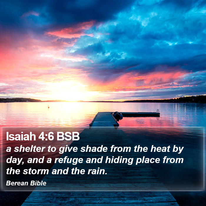 Isaiah 4:6 BSB Bible Study