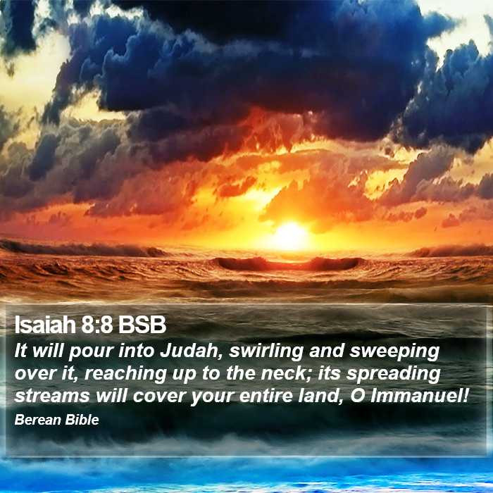 Isaiah 8:8 BSB Bible Study