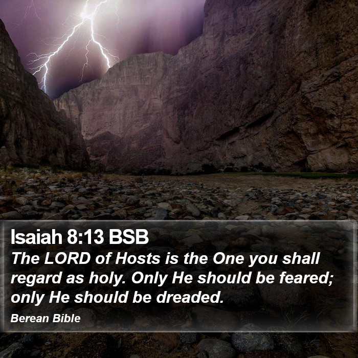 Isaiah 8:13 BSB Bible Study