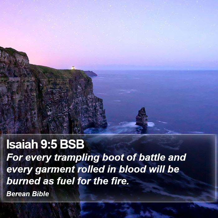 Isaiah 9:5 BSB Bible Study