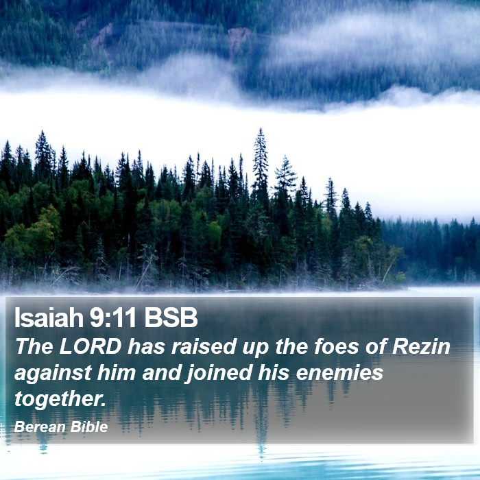 Isaiah 9:11 BSB Bible Study