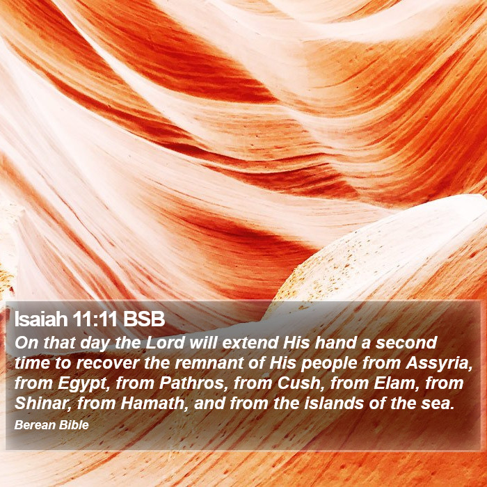 Isaiah 11:11 BSB Bible Study