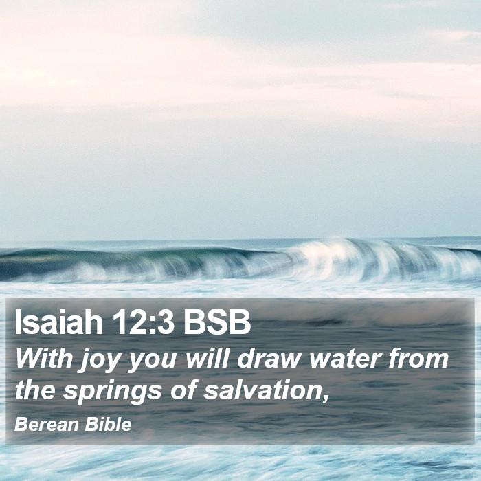 Isaiah 12:3 BSB Bible Study