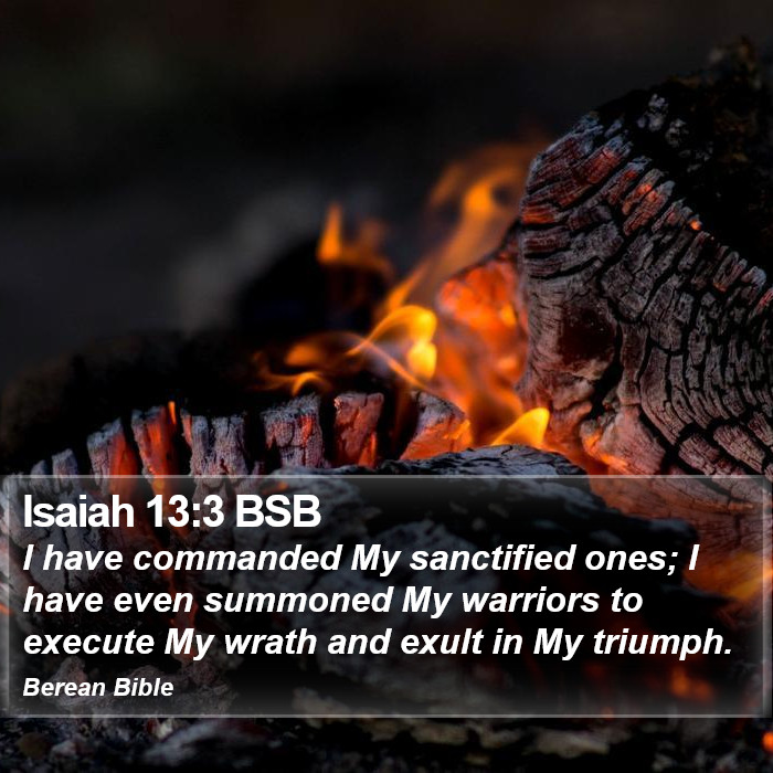 Isaiah 13:3 BSB Bible Study