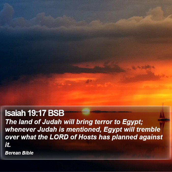 Isaiah 19:17 BSB Bible Study