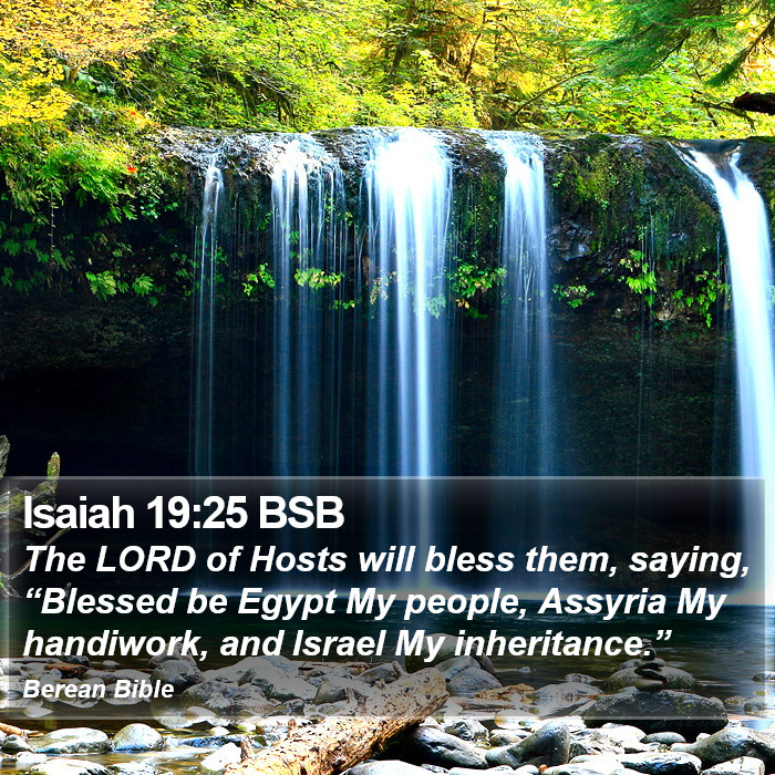 Isaiah 19:25 BSB Bible Study