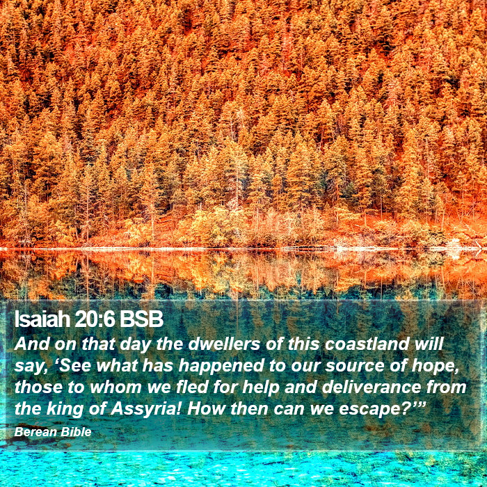 Isaiah 20:6 BSB Bible Study