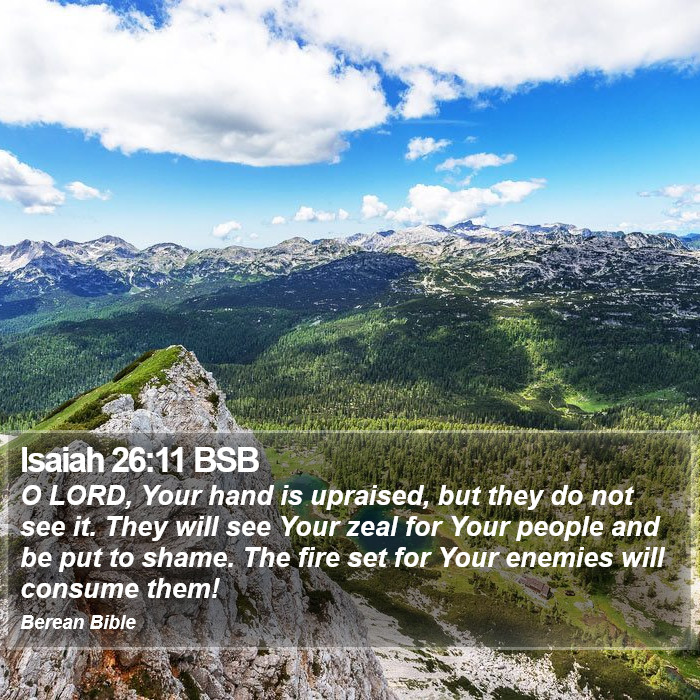 Isaiah 26:11 BSB Bible Study