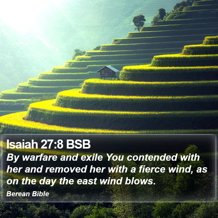 Isaiah 27:8 BSB Bible Study