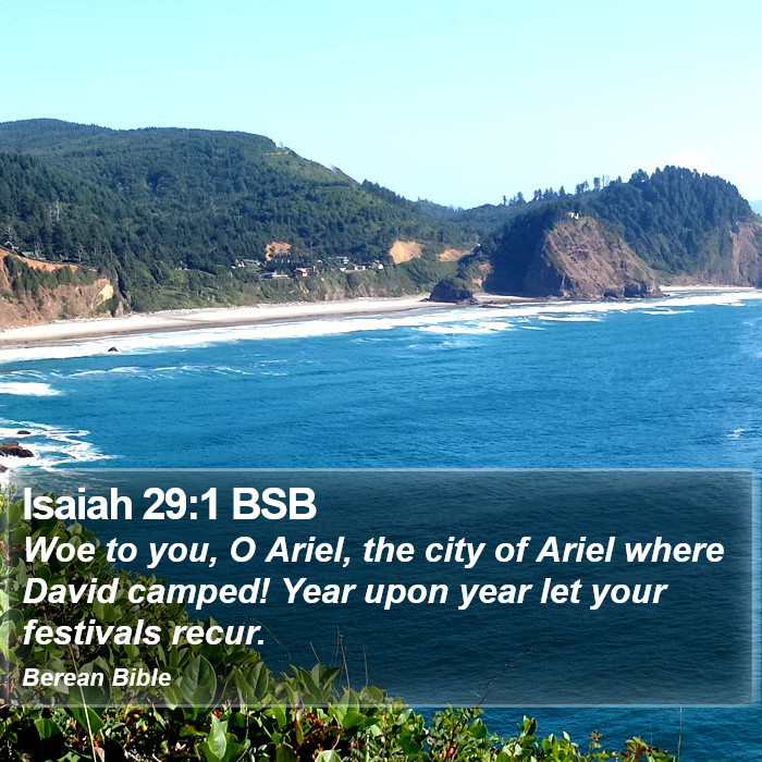 Isaiah 29:1 BSB Bible Study