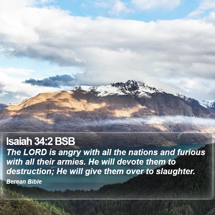 Isaiah 34:2 BSB Bible Study