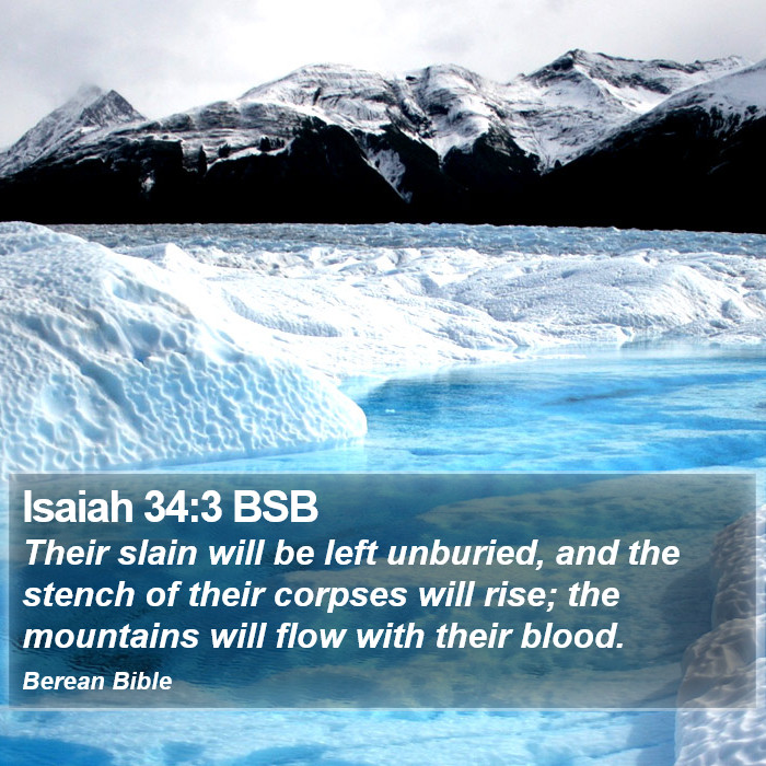 Isaiah 34:3 BSB Bible Study