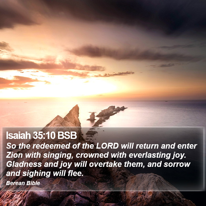 Isaiah 35:10 BSB Bible Study