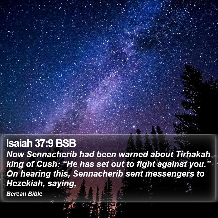 Isaiah 37:9 BSB Bible Study