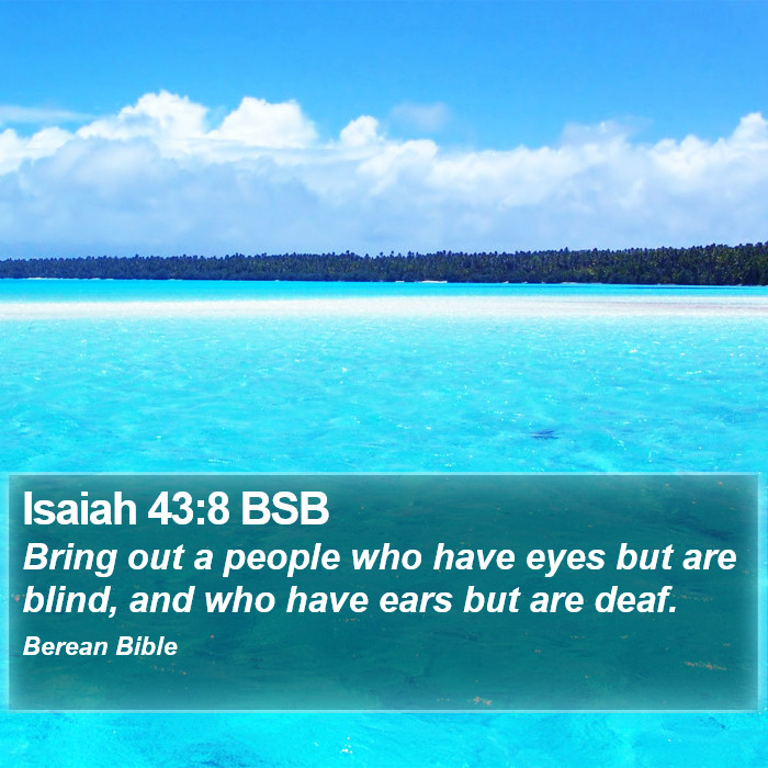 Isaiah 43:8 BSB Bible Study