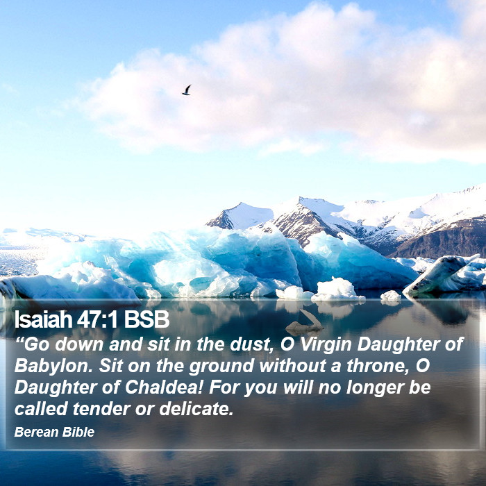 Isaiah 47:1 BSB Bible Study