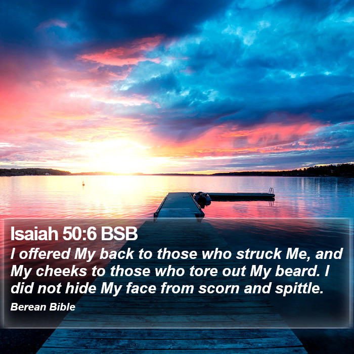 Isaiah 50:6 BSB Bible Study