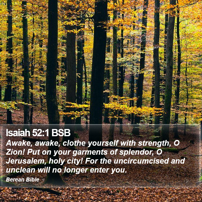 Isaiah 52:1 BSB Bible Study