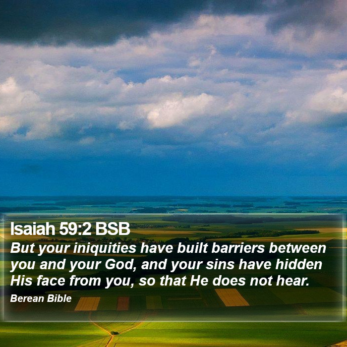 Isaiah 59:2 BSB Bible Study