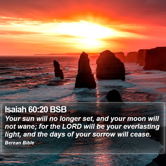 Isaiah 60:20 BSB Bible Study