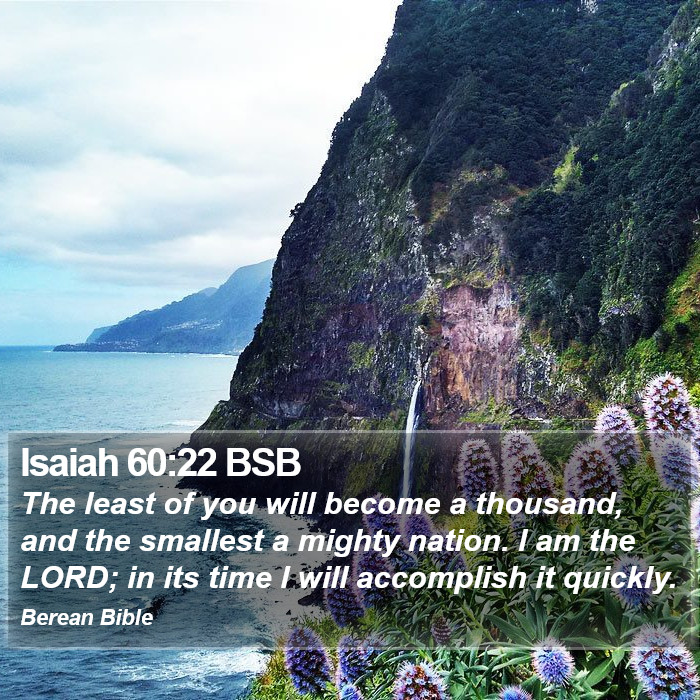 Isaiah 60:22 BSB Bible Study