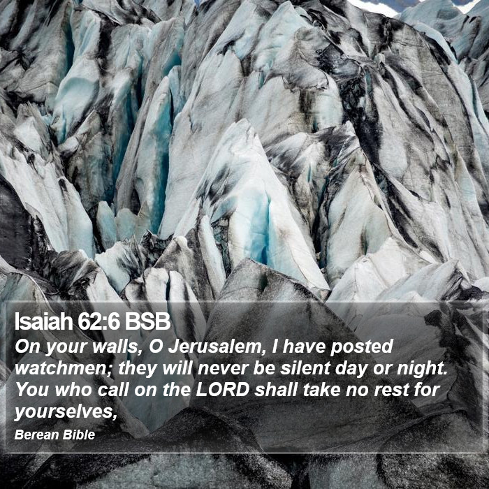 Isaiah 62:6 BSB Bible Study