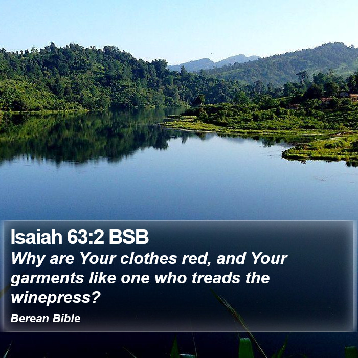 Isaiah 63:2 BSB Bible Study