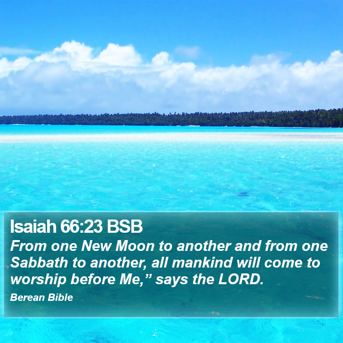 Isaiah 66:23 BSB Bible Study