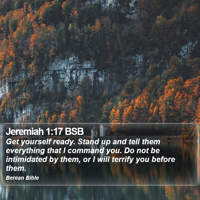 Jeremiah 1:17 BSB Bible Study