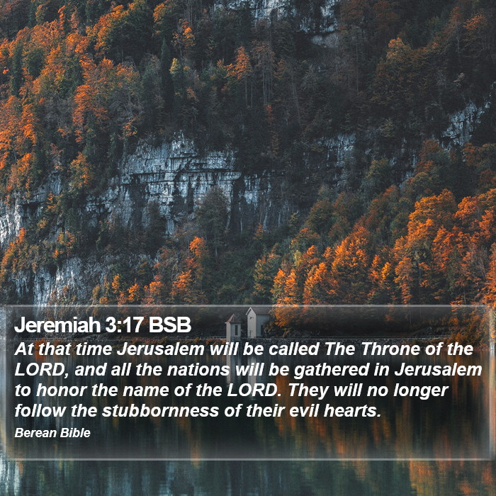 Jeremiah 3:17 BSB Bible Study