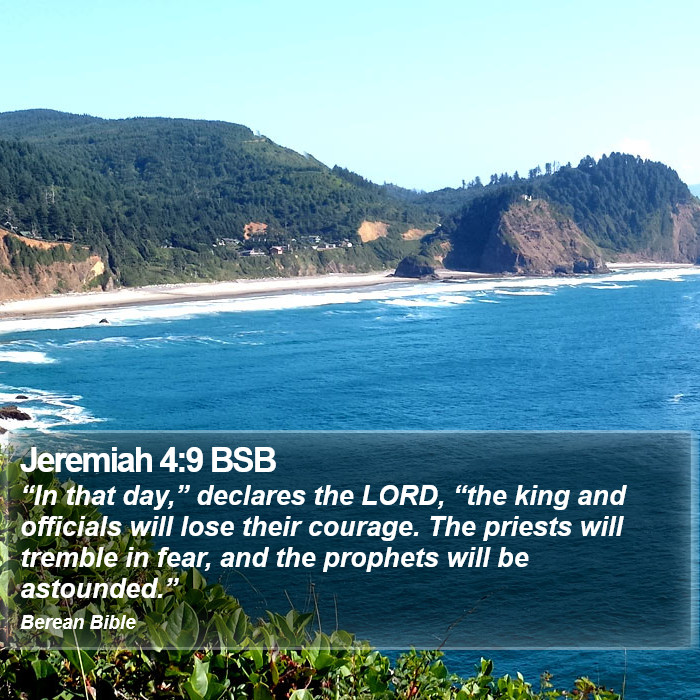 Jeremiah 4:9 BSB Bible Study