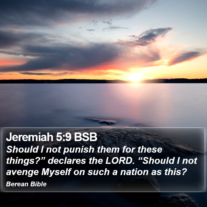 Jeremiah 5:9 BSB Bible Study