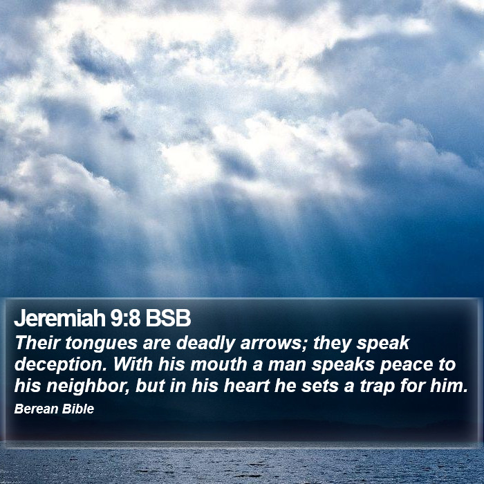 Jeremiah 9:8 BSB Bible Study