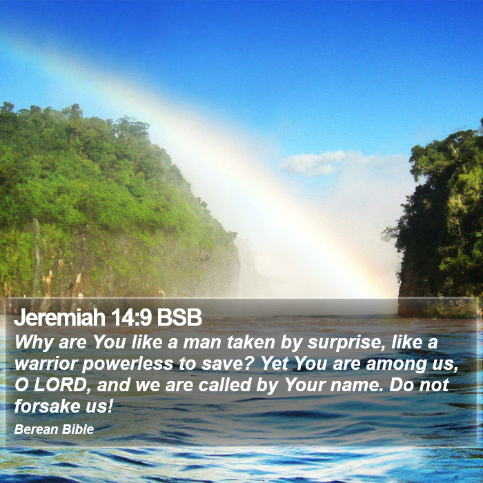 Jeremiah 14:9 BSB Bible Study