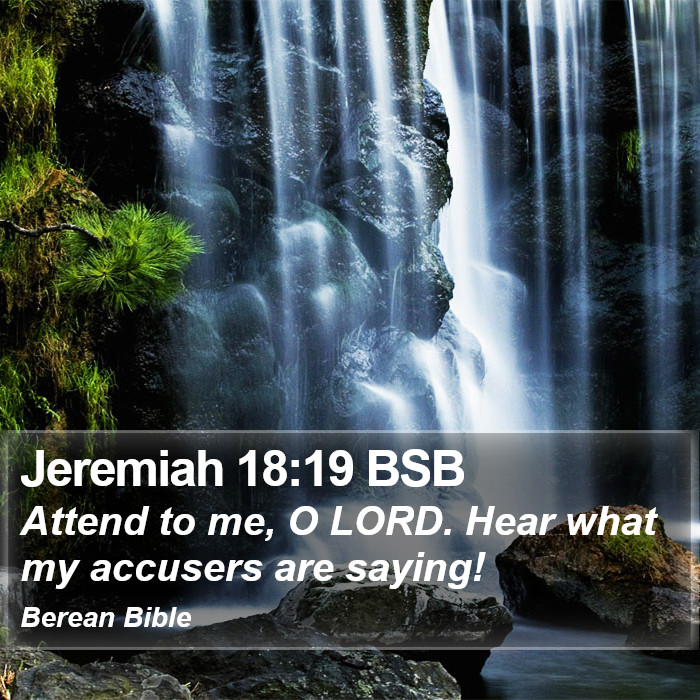 Jeremiah 18:19 BSB Bible Study