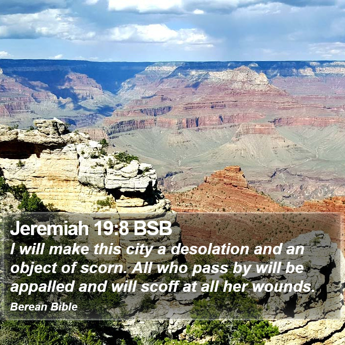 Jeremiah 19:8 BSB Bible Study