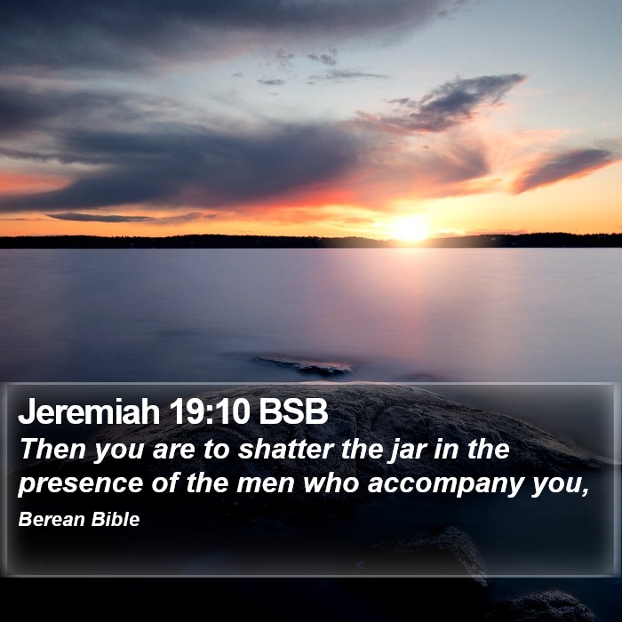 Jeremiah 19:10 BSB Bible Study