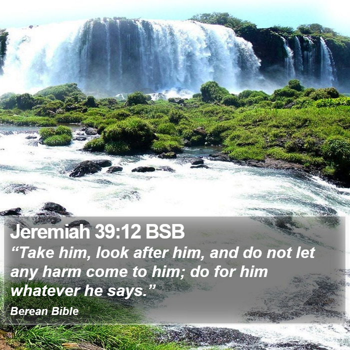 Jeremiah 39:12 BSB Bible Study