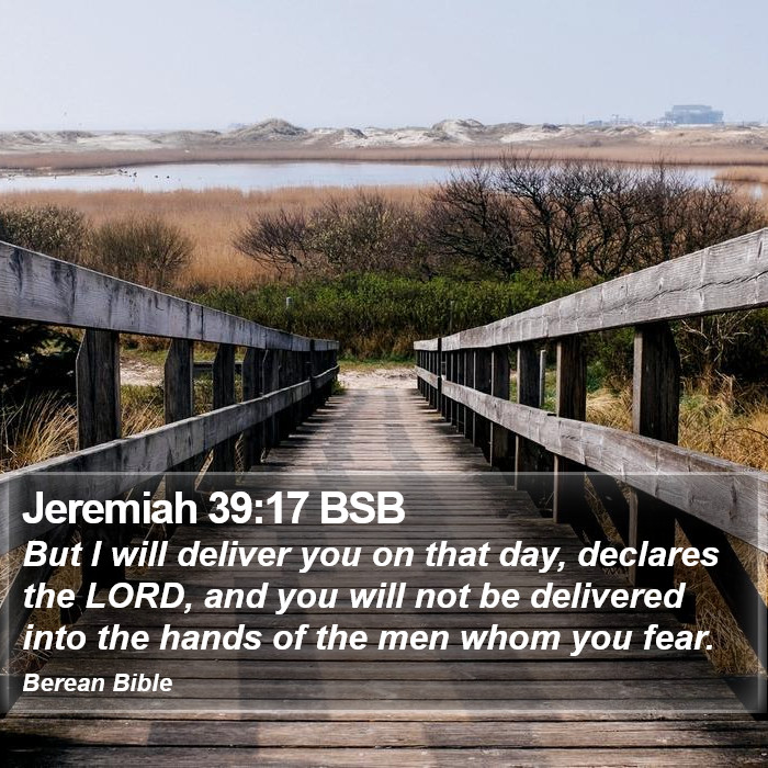 Jeremiah 39:17 BSB Bible Study