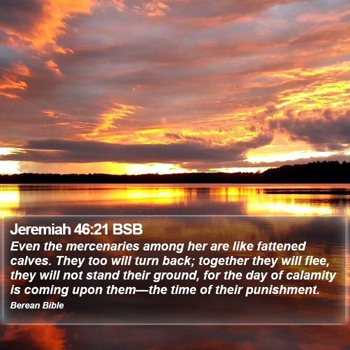 Jeremiah 46:21 BSB Bible Study