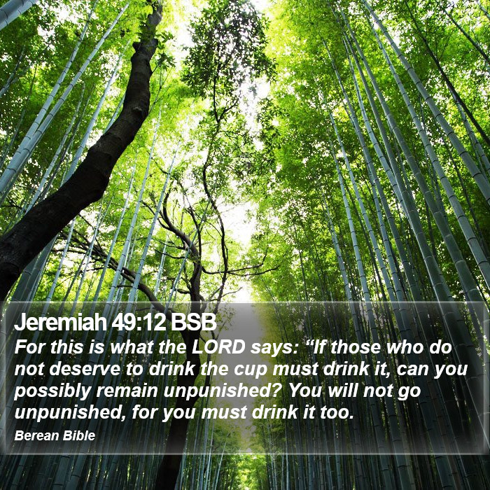 Jeremiah 49:12 BSB Bible Study