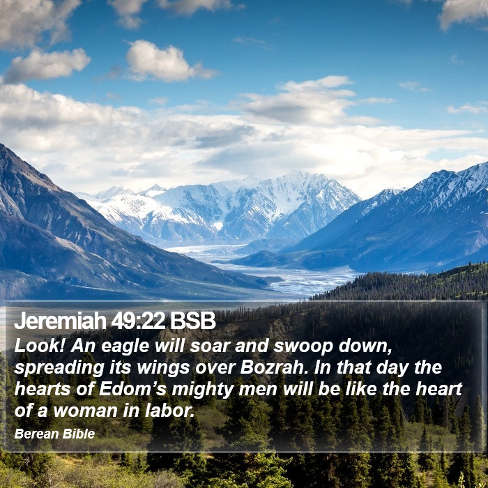 Jeremiah 49:22 BSB Bible Study