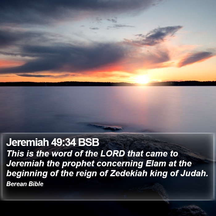 Jeremiah 49:34 BSB Bible Study