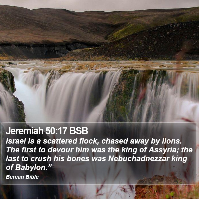 Jeremiah 50:17 BSB Bible Study